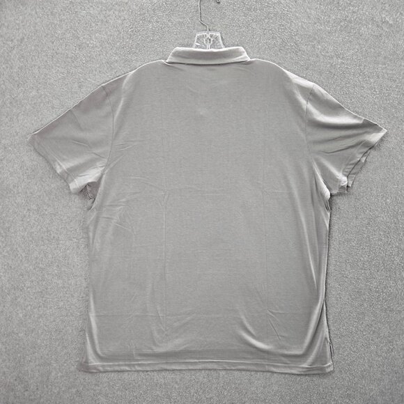 Tesla Men Shirt 2XL Gray Logo Embroidered Short Sleeve - Picture 7 of 10